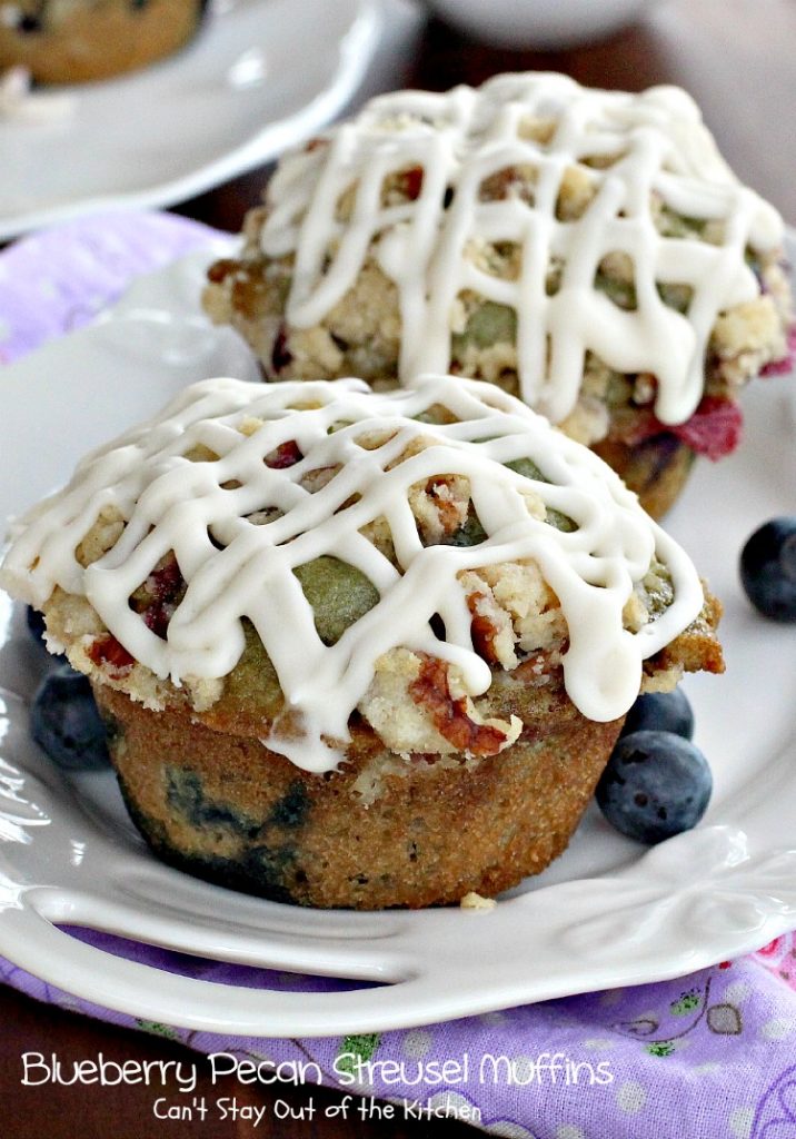 Blueberry Pecan Streusel Muffins | Can't Stay Out of the Kitchen | most scrumptious, delectable #blueberry #muffins ever! #breakfast
