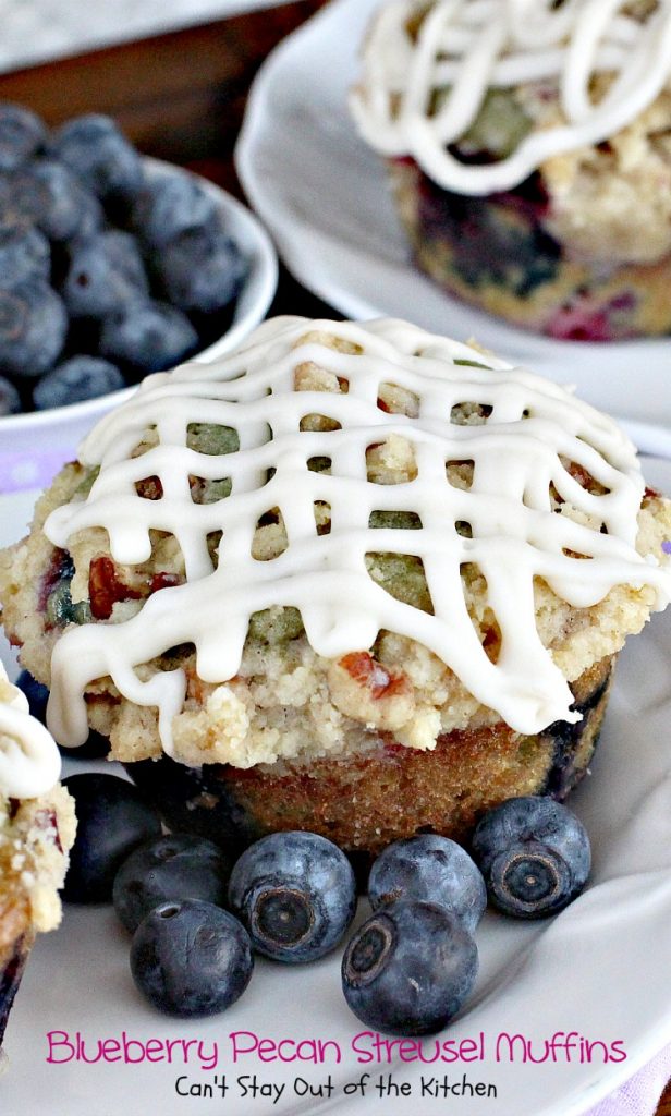 Blueberry Pecan Streusel Muffins | Can't Stay Out of the Kitchen | most scrumptious, delectable #blueberry #muffins ever! #breakfast