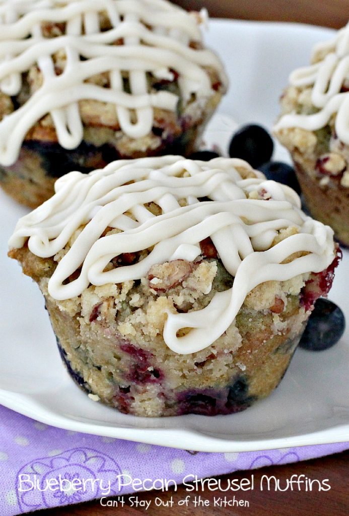 Blueberry Pecan Streusel Muffins | Can't Stay Out of the Kitchen | most scrumptious, delectable #blueberry #muffins ever! #breakfast