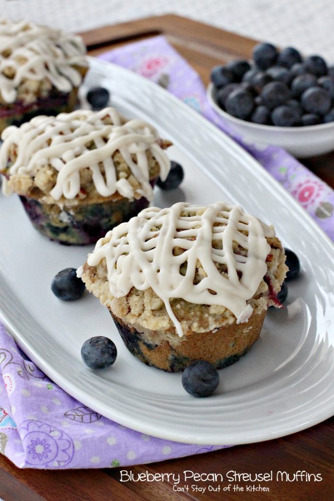 Blueberry Pecan Streusel Muffins | Can't Stay Out of the Kitchen | most scrumptious, delectable #blueberry #muffins ever! #breakfast