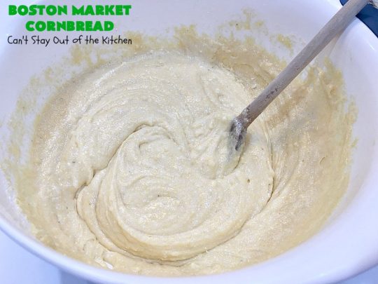 Boston Market Cornbread | Can't Stay Out of the Kitchen | This is the BEST #copycat #recipe for #BostonMarketCornbread ever! It only uses 5 ingredients & is so easy to make. This spectacular #cornbread is great for company & #holidays like #MothersDay or #FathersDay. We enjoy it with any kind of entree. #BostonMarket #SweetCornbread #MothersDaySideDish #FathersDaySideDish #FavoriteCornbreadRecipe #BestCornbreadRecipe #JiffyCornMuffinMix