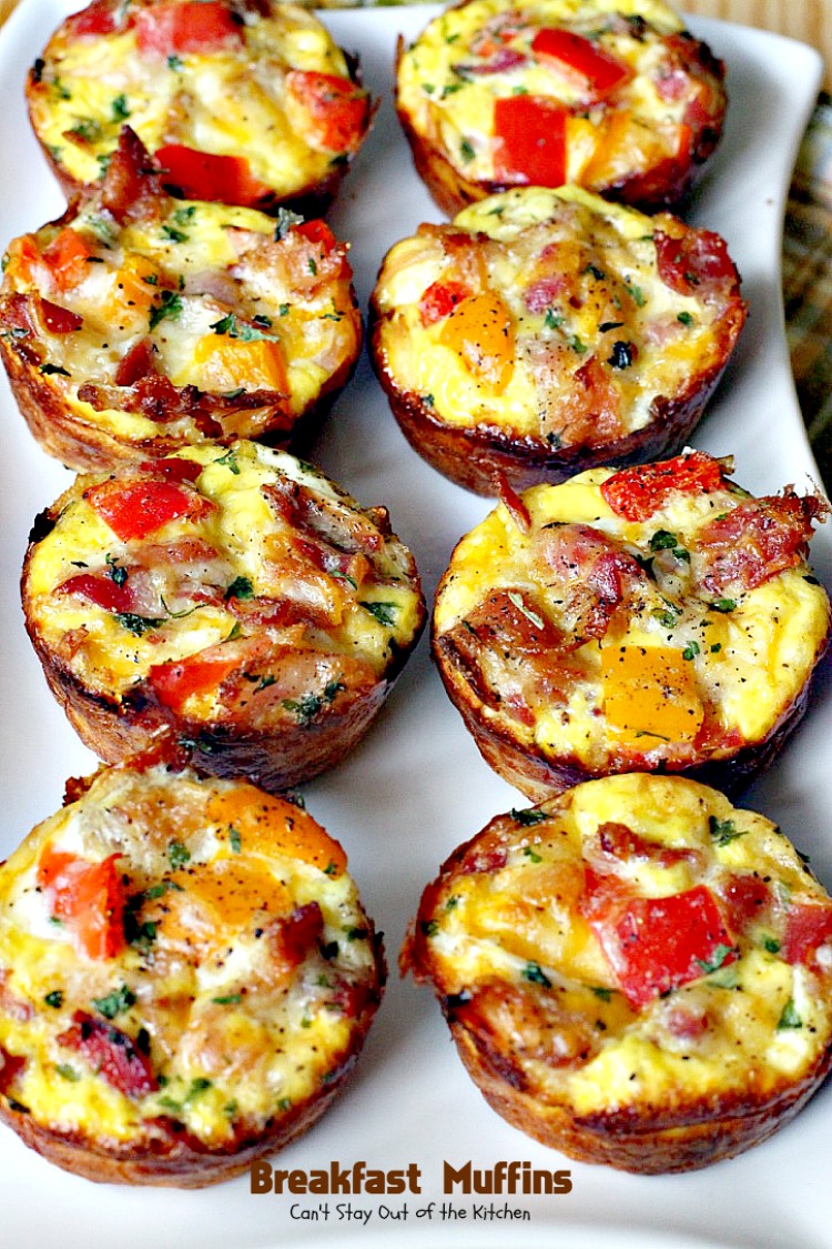 Breakfast Muffins | Can't Stay Out of the Kitchen