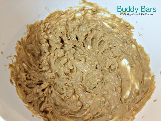 Buddy Bars | Can't Stay Out of the Kitchen | these amazing #brownies combine #chocolate and #peanutbutter making the best "buddy" combination ever! #dessert #cookie
