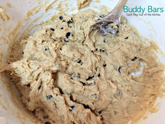 Buddy Bars | Can't Stay Out of the Kitchen | these amazing #brownies combine #chocolate and #peanutbutter making the best "buddy" combination ever! #dessert #cookie