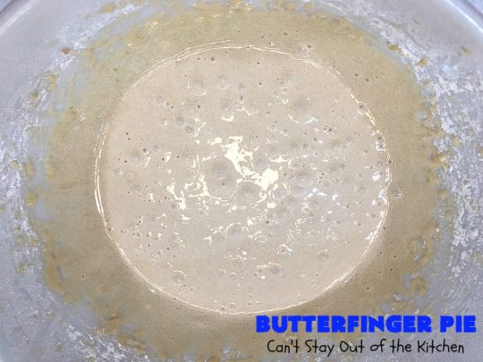 Butterfinger Pie | Can't Stay Out of the Kitchen | This is one of the best #desserts you'll ever eat. It's rich, decadent & outrageously irresistible. It's filled with #Butterfingers so it's got a delightful #PeanutButter & #chocolate taste. Wow your family & friends with this amazing #pie for #ValentinesDay, other #holidays or special occasions. #ButterfingerCandy #ButterfingerPie #ChocolateDessert #PeanutButterDessert