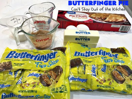 Butterfinger Pie | Can't Stay Out of the Kitchen | This is one of the best #desserts you'll ever eat. It's rich, decadent & outrageously irresistible. It's filled with #Butterfingers so it's got a delightful #PeanutButter & #chocolate taste. Wow your family & friends with this amazing #pie for #ValentinesDay, other #holidays or special occasions. #ButterfingerCandy #ButterfingerPie #ChocolateDessert #PeanutButterDessert