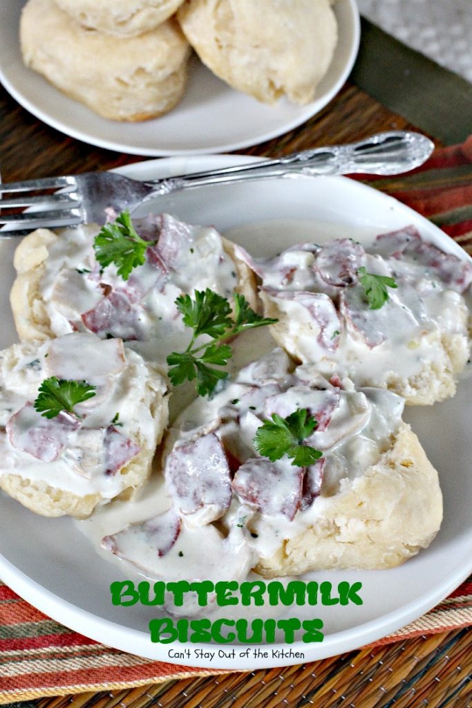 Buttermilk Biscuits | Can't Stay Out of the Kitchen | great #homemade #biscuits for #breakfast -- especially to serve with #sausage and gravy!