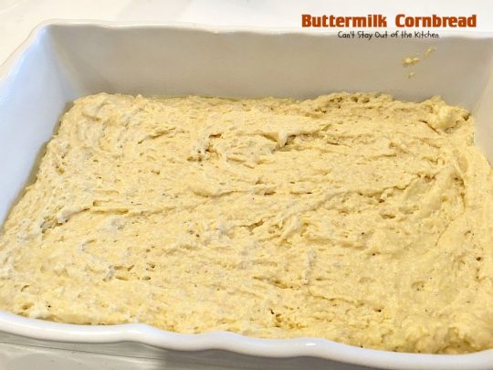 Buttermilk Cornbread | Can't Stay Out of the Kitchen | delicious classic #cornbread recipe with #honey and #buttermilk to make it moist. Great with soup or chili.