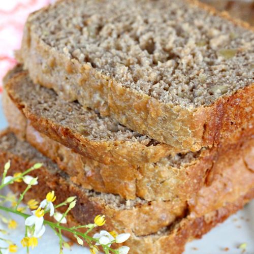 Butternut Honey Walnut Bread | Can't Stay Out of the Kitchen | this fantastic #HomemadeBread is made with wholesome ingredients including #WholeWheatFlour, #honey, #walnuts & #Oatmeal. It's a terrific #bread to serve for #breakfast or dinner. So easy since it's made in the #Breadmaker. #Holiday #buttermilk #HolidayBreakfast #BreadmakerBread #ButtermilkHoneyWalnutBread #Healthy #HealthyHomemadeBread