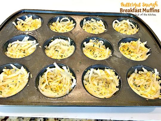 Butternut Squash Breakfast Muffins | Can't Stay Out of the Kitchen | Oh my goodness we LOVED these #breakfast #muffins. These are made with #butternutsquash and so divine! #vegetarian #glutenfree