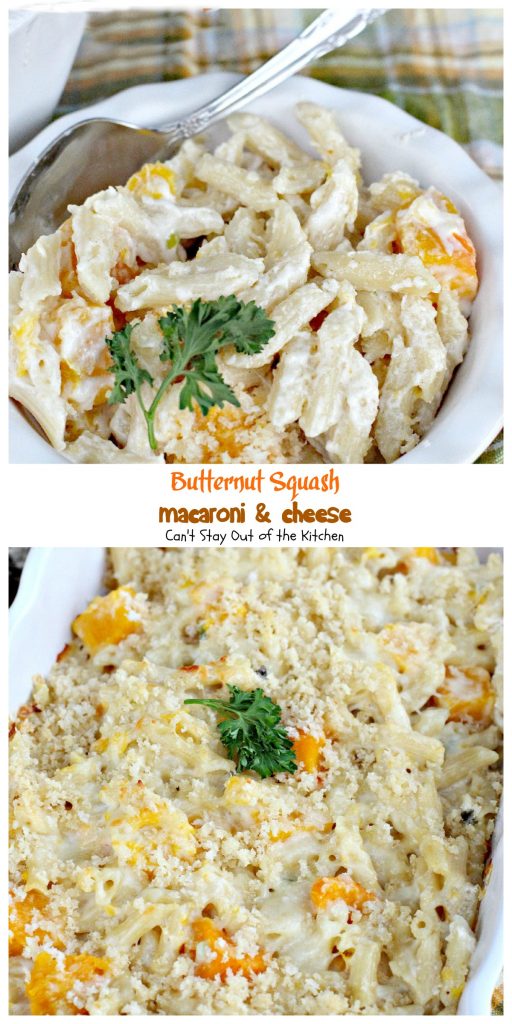 Butternut Squash Macaroni and Cheese | Can't Stay Out of the Kitchen