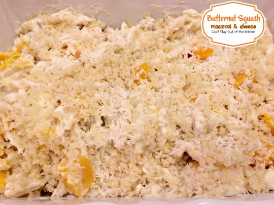 Butternut Squash Macaroni and Cheese | Can't Stay Out of the Kitchen | we LOVED this amazing #Mac&Cheese #pasta. #butternutsquash adds a very subtle sweetness that's quite wonderful. #cheese