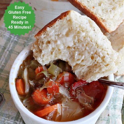 Cabbage Soup | Can't Stay Out of the Kitchen | This has got to be one of the best #CabbageSoup #recipes I've ever eaten! It can be whipped up in less than 45 minutes! It's #healthy, #LowCalorie & #GlutenFree. Great comfort food in fall or winter. #cabbage #StewedTomatoes #carrots