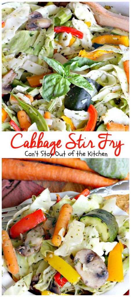 Cabbage Stir Fry | Can't Stay Out of the Kitchen