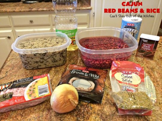 Cajun Red Beans and Rice | Can't Stay Out of the Kitchen | this fabulous #RedBeansandRice #recipe is absolutely mouthwatering & perfect for fall and winter nights. It's hearty, filling & totally satisfying. #redbeans #rice #ham #pork #glutenfree #Cajun
