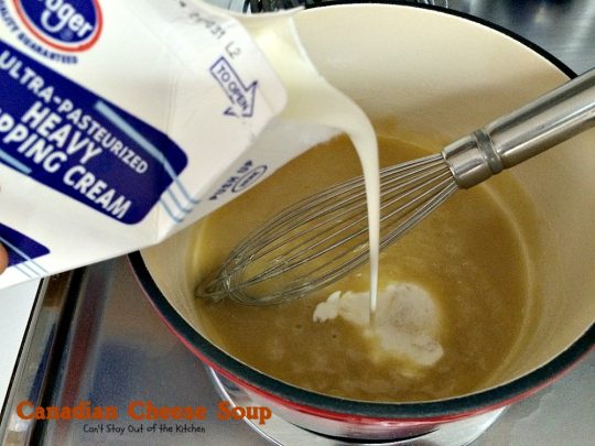 Canadian Cheese Soup | Can't Stay Out of the Kitchen | the BEST #ham and #cheese #soup you'll ever eat. One of my favorite comfort foods.