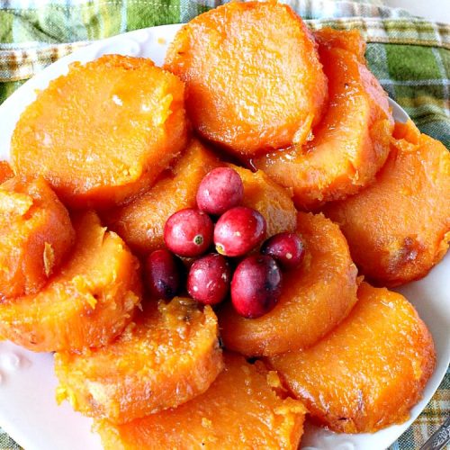 Candied Sweet Potatoes | Can't Stay Out of the Kitchen | this family favorite #sweetpotatoes dish is a quick, easy no-fuss recipe using only 3 ingredients! Great for the #holidays. #glutenfree