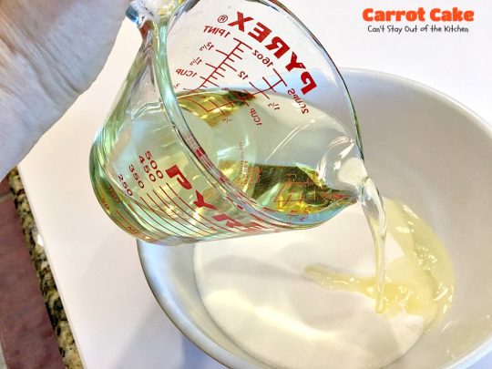 Carrot Cake | Can't Stay Out of the Kitchen | the most awesome Carrot Cake ever! This #cake is so rich you will be drooling over each bite. #dessert #creamcheese frosting.