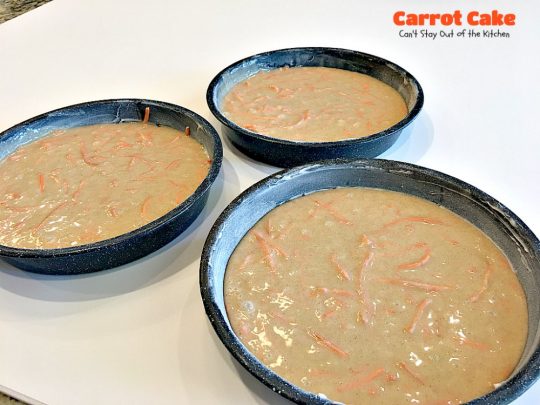 Carrot Cake | Can't Stay Out of the Kitchen | the most awesome Carrot Cake ever! This #cake is so rich you will be drooling over each bite. #dessert #creamcheese frosting.