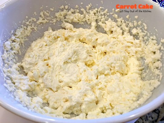 Carrot Cake | Can't Stay Out of the Kitchen | the most awesome Carrot Cake ever! This #cake is so rich you will be drooling over each bite. #dessert #creamcheese frosting.