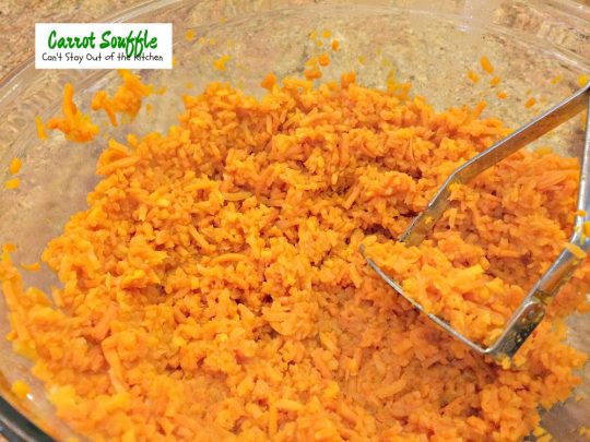 Carrot Souffle | Can't Stay Out of the Kitchen | we love this amazing #carrot #casserole. Great for the #holidays.
