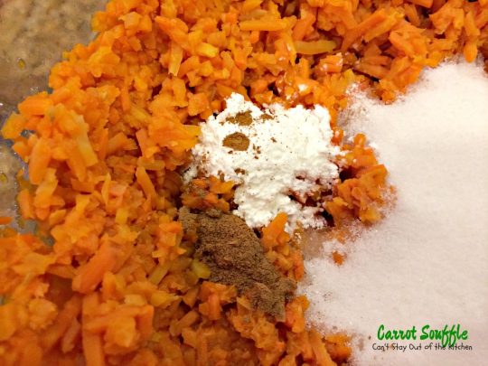 Carrot Souffle | Can't Stay Out of the Kitchen | we love this amazing #carrot #casserole. Great for the #holidays.