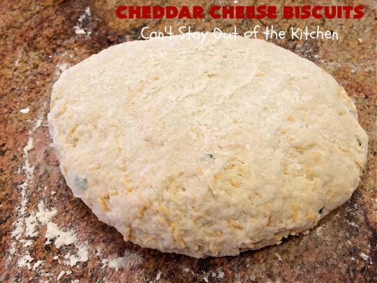 Cheddar Cheese Biscuits | Can't Stay Out of the Kitchen | these fluffy & delicious #biscuits include #chives & #CheddarCheese to bump up the flavor from regular biscuits. They're wonderful for #breakfast, lunch or dinner! They pair perfectly with soup or chili, but are also good with preserves spread over top for morning menus. #Thanksgiving #Christmas #HomemadeBiscuits #CheddarCheeseBiscuits