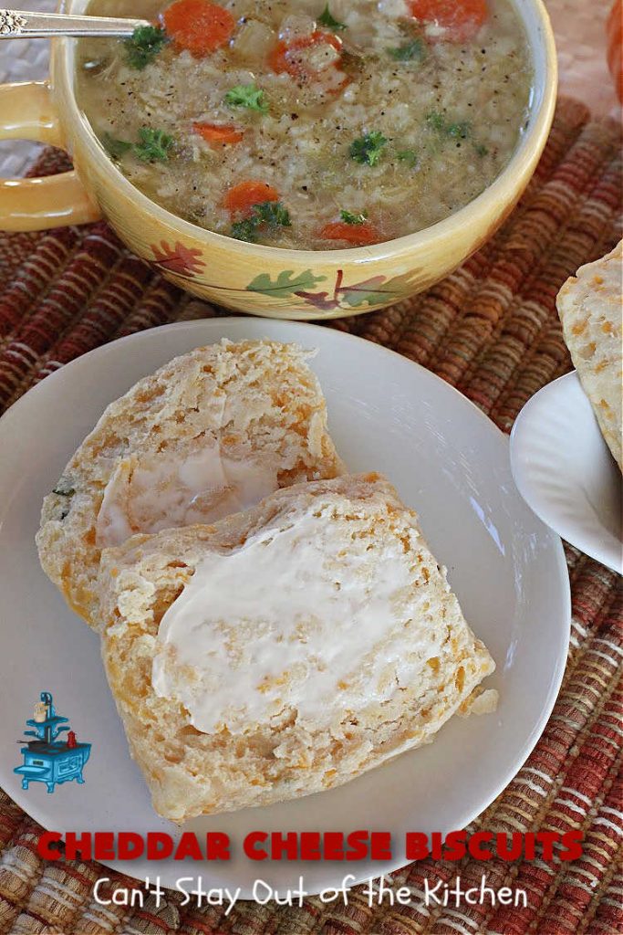 Cheddar Cheese Biscuits | Can't Stay Out of the Kitchen | these fluffy & delicious #biscuits include #chives & #CheddarCheese to bump up the flavor from regular biscuits. They're wonderful for #breakfast, lunch or dinner! They pair perfectly with soup or chili, but are also good with preserves spread over top for morning menus. #Thanksgiving #Christmas #HomemadeBiscuits #CheddarCheeseBiscuitsCheddar Cheese Biscuits | Can't Stay Out of the Kitchen | these fluffy & delicious #biscuits include #chives & #CheddarCheese to bump up the flavor from regular biscuits. They're wonderful for #breakfast, lunch or dinner! They pair perfectly with soup or chili, but are also good with preserves spread over top for morning menus. #Thanksgiving #Christmas #HomemadeBiscuits #CheddarCheeseBiscuits