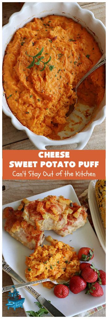 Cheese Sweet Potato Puff | Can't Stay Out of the Kitchen