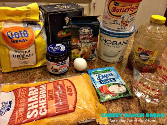 Cheesy Ranch Bread | Can't Stay Out of the Kitchen | this easy #Breadmaker #bread is sensational! It uses #RanchDressingMix, #CheddarCheese & #GreekYogurt. It just explodes with flavor! Terrific side dish for family, company or #holiday dinners. #CheesyRanchBread #HomemadeBread #BreadmakerBread #EasyHomemadeBreadRecipe