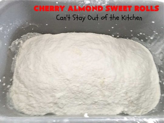 Cherry Almond Sweet Rolls | Can't Stay Out of the Kitchen | these fantastic #SweetRolls are kneaded in the #breadmaker, making them so, so easy to whip up for your family & friends. #Cherries & #almonds make these mouthwatering sweet rolls absolutely drool-worthy! Perfect for #ValentinesDay, #holidays or anytime you're serving #breakfast or #brunch. #CinnamonRolls #ValentinesDayBreakfast #NoKneadRecipe! #NoKneadSweetRolls #CherryAlmondSweetRollsCherry Almond Sweet Rolls | Can't Stay Out of the Kitchen | these fantastic #SweetRolls are kneaded in the #breadmaker, making them so, so easy to whip up for your family & friends. #Cherries & #almonds make these mouthwatering sweet rolls absolutely drool-worthy! Perfect for #ValentinesDay, #holidays or anytime you're serving #breakfast or #brunch. #CinnamonRolls #ValentinesDayBreakfast #NoKneadRecipe! #NoKneadSweetRolls #CherryAlmondSweetRolls