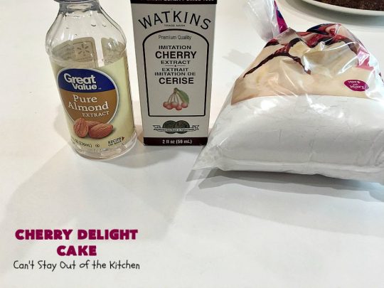 Cherry Delight Cake | Can't Stay Out of the Kitchen | Prepare to be WOWED by this fantastic #cherry #cake. This one is super moist & is absolutely delicious. It starts with a boxed #cakemix & cherry #gelatin. #dessert #cherrydessert #cherrycake