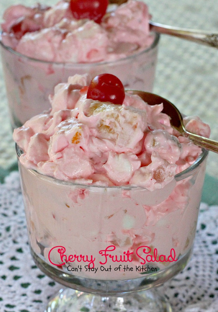 Cherry Fruit Salad | Can't Stay Out of the Kitchen