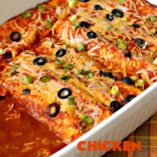 Chicken Enchiladas | Can't Stay Out of the Kitchen | these tasty #chicken #enchiladas are so quick & easy to make. They're the perfect #TexMex entree for family or company dinners or #CincoDeMayo celebrations.