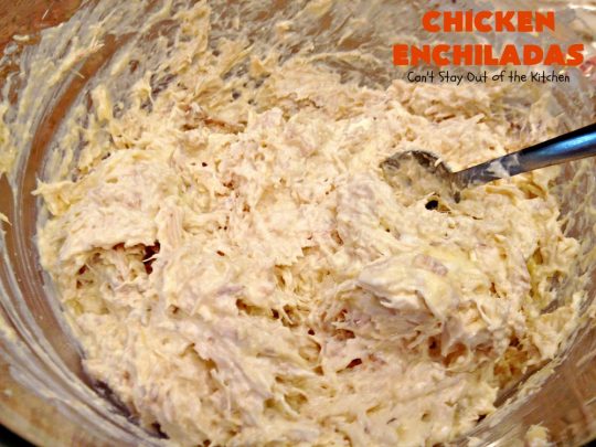 Chicken Enchiladas | Can't Stay Out of the Kitchen | these tasty #chicken #enchiladas are so quick & easy to make. They're the perfect #TexMex entree for family or company dinners or #CincoDeMayo celebrations.