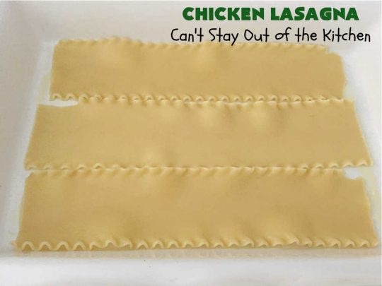 Chicken Lasagna | Can't Stay Out of the Kitchen | this extra cheesy #lasagna #recipe includes #chicken & a mixed #vegetable blend of #broccoli, #cauliflower & #carrots. The #cheese sauce includes #CreamOfChickenSoup! It's delightful for company dinners as everyone is sure to want seconds. #casserole #noodles #pasta #ChickenLasagnaChicken Lasagna | Can't Stay Out of the Kitchen | this extra cheesy #lasagna #recipe includes #chicken & a mixed #vegetable blend of #broccoli, #cauliflower & #carrots. The #cheese sauce includes #CreamOfChickenSoup! It's delightful for company dinners as everyone is sure to want seconds. #casserole #noodles #pasta #ChickenLasagna