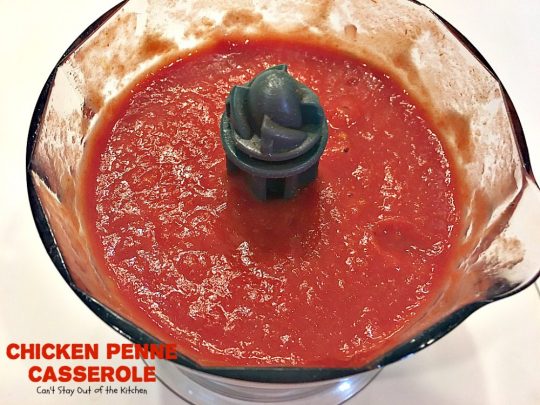 Chicken Penne Casserole | Can't Stay Out of the Kitchen | fantastic #pasta dish with #chicken and loads of #cheese. I used #glutenfree #penne. #casserole #Italian