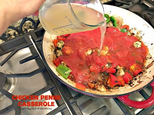 Chicken Penne Casserole | Can't Stay Out of the Kitchen | fantastic #pasta dish with #chicken and loads of #cheese. I used #glutenfree #penne. #casserole #Italian