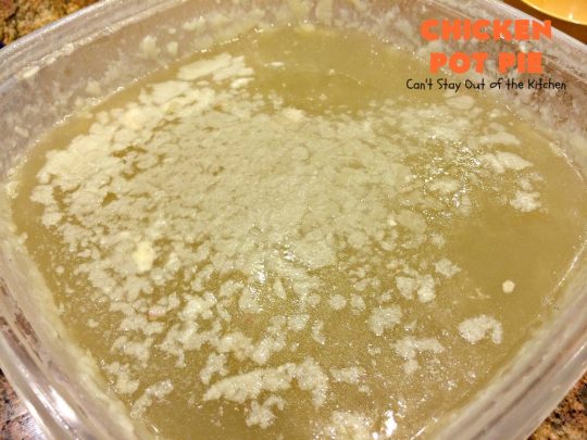 Chicken Pot Pie | Can't Stay Out of the Kitchen | this fabulous #chickenpotpie comes from #TheDovesNest tearoom in Waxahachie, Texas. This is comfort food at its best! It's also terrific for family or company meals. #chicken #potpie #potatoes #carrots #peas