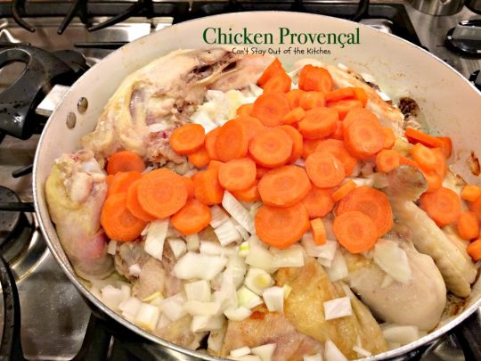 Chicken Provençal | Can't Stay Out of the Kitchen | We love this easy and delicious French-style #chicken #casserole. #glutenfree #tomatoes