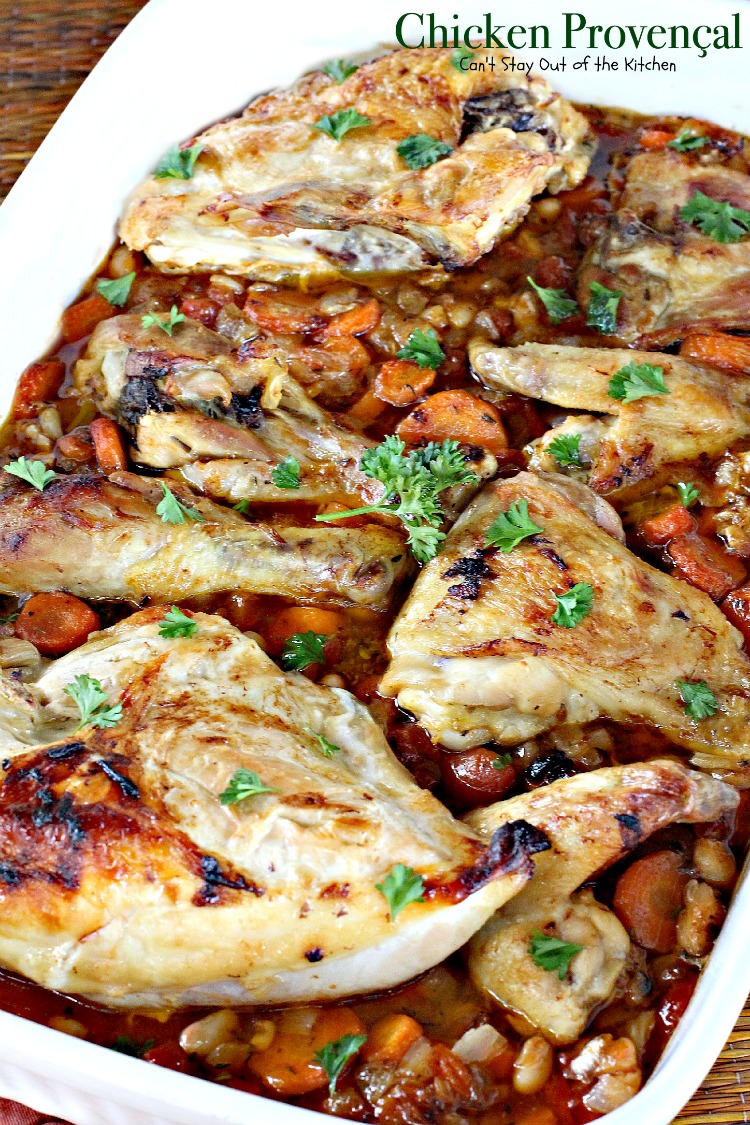 Chicken Provençal | Can't Stay Out of the Kitchen