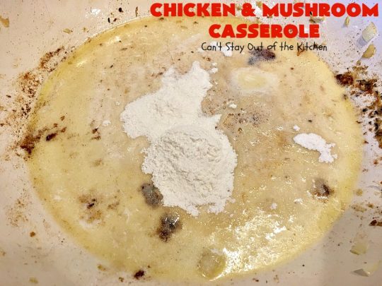 Chicken and Mushroom Casserole | Can't Stay Out of the Kitchen | this is a fantastic #chicken #casserole #recipe that has a delicious gravy with onions, #mushrooms & garlic. It's seasoned to perfection and wonderful for #holiday or company dinners. #glutenfree