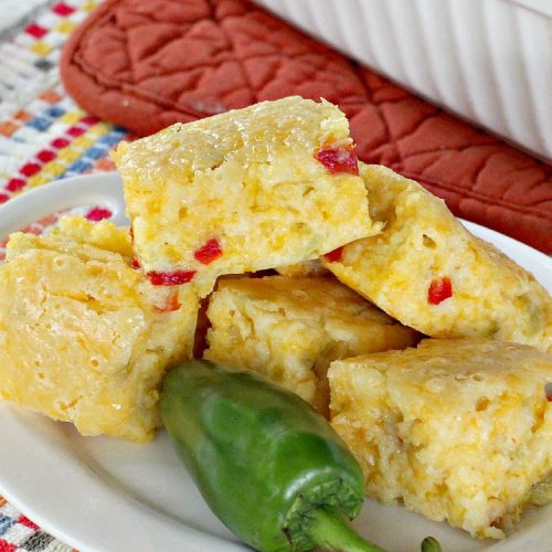 Chile Cheese Squares | Can't Stay Out of the Kitchen