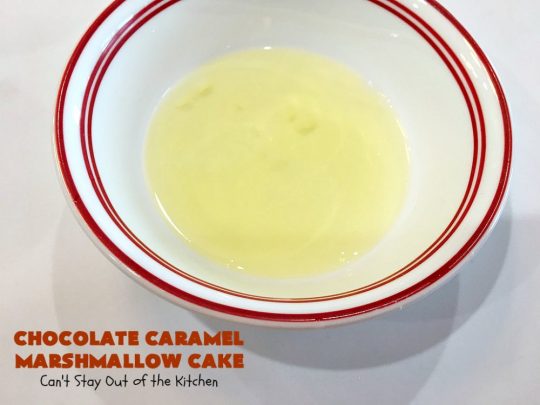 Chocolate Caramel Marshmallow Cake | this spectacular #chocolate #cake has a #caramel-like #praline filling & #marshmallow frosting. It's to die for! Terrific for company &  #holidays like #MothersDay or #FathersDay. #toffee #ChocolateCake #HolidayDessert #MothersDayDessert #FathersDayDessert #ChocolateCaramelMarshmallowCake #ChocolateDessert #CaramelDessert #ToffeeDessert #MarshmallowDessert