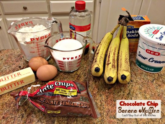 Chocolate Chip Banana Muffins | Can't Stay Out of the Kitchen | some of the most scrumptious #muffins you'll ever eat. Quick and easy for a #holiday #breakfast. #chocolate #bananas