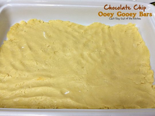Chocolate Chip Ooey Gooey Bars | Can't Stay Out of the Kitchen | these luscious #blondies are ooey-gooey and so delicious. Wonderful for #holiday parties too. #dessert #chocolate