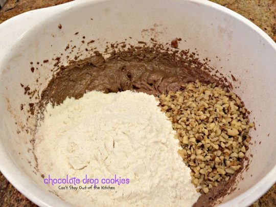Chocolate Drop Cookies | Can't Stay Out of the Kitchen | my favorite #cookie when I was growing up. These scrumptious goodies taste like #brownies in cookie form! #chocolate #dessert
