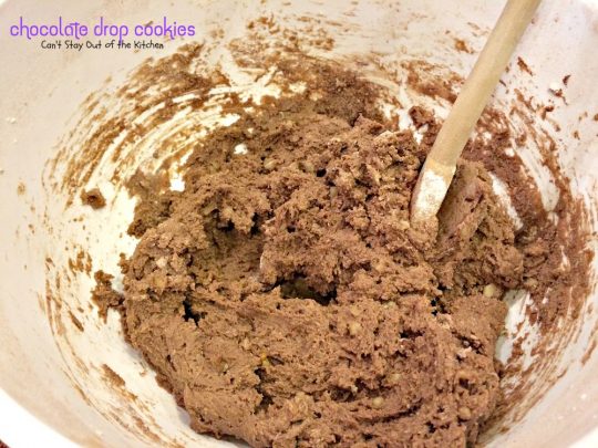 Chocolate Drop Cookies | Can't Stay Out of the Kitchen | my favorite #cookie when I was growing up. These scrumptious goodies taste like #brownies in cookie form! #chocolate #dessert