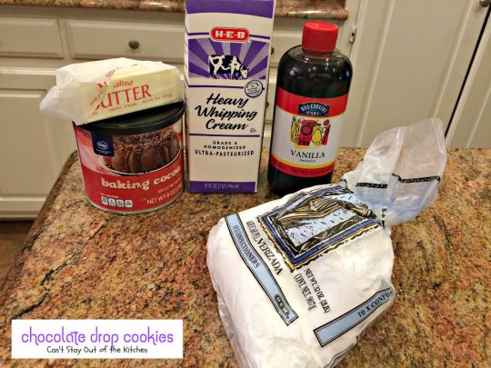 Chocolate Drop Cookies | Can't Stay Out of the Kitchen | my favorite #cookie when I was growing up. These scrumptious goodies taste like #brownies in cookie form! #chocolate #dessert
