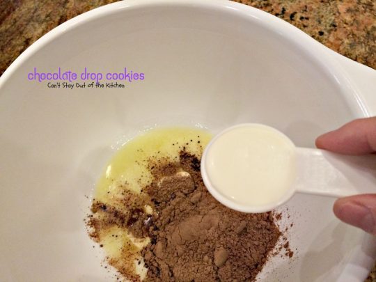 Chocolate Drop Cookies | Can't Stay Out of the Kitchen | my favorite #cookie when I was growing up. These scrumptious goodies taste like #brownies in cookie form! #chocolate #dessert